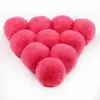 Bolas de Pelo Falso de Coelho Rex 4-12cm Pompons DIY para Sapatos, Chapéus, Bolsas e Acessórios, Materiais Coloridos de Bolas de Pelo Atacado em Estoque