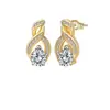 Brincos Geométricos de Zircônia em Prata Esterlina S925 Estilo Novo Europeu e Americano para Mulheres, Elegantes e de Alto Padrão, Brilhantes Cravejados de Diamantes Que Não Desbotam