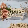Suministro Directo de Fábrica Letras Inglesas de Madera Suministros para Bodas Decoración de Escena para el Día de San Valentín Letras Inglesas para Pasteles