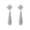 Estilo europeu e americano jóias femininas liga diamante brincos longos moda gota de água brincos explosões transfronteiriças fornecimento por atacado