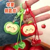 Nuevo Lindo Colgante de Dibujos Animados de Manzana Decoración para Mochila de Niñas Llavero Accesorios Pequeños Creativos Colgante Venta al por Mayor