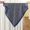 Bufanda Cuadrada para Mujer Estilo Nuevo 90cm Elegante Retro Estampado Paisley Bufanda de Seda Satén Gasa Fuente de Fábrica al por Mayor