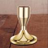 Novo Suporte de Velas de Ferro Dourado Mesa de Jantar Cabeça Única Criativo Romântico Galvanoplastia Casamento Decoração de Castiçal Dourado