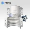 Abrazadera de Seguridad para Tubería de Aleación de Aluminio en Stock, Abrazadera de Dos Piezas Din2817 Abrazadera de Aluminio En14 420-0.15kg Abrazadera Tipo Placa