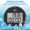 Termómetro digital para baño de hielo transfronterizo, termómetro de agua para piscina y bañera con temporizador de cuenta atrás