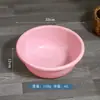 Cubo de plástico dormitorio estudiantil engrosado portátil cubo de almacenamiento de agua para lavandería cubo para lavar los pies del hogar gran capacidad cubo rojo grande