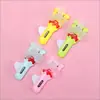 Ventilador de mano de dibujos animados, ventilador de manivela de verano, juguete para niños, mini ventilador, ventilador de mano para estudiantes, regalo promocional