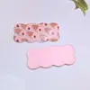 Patche Retangular de Resina com Renda de Sorvete Desenho Animado para DIY, Presilha para Franja Quebrada, Acessórios de Cabelo, Grampo de Cabelo, Capa de Celular, Acessórios de Joia