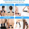 Masajeador Multifuncional Terapia de Masaje Nuevo Ems/Tens Masajeador de Ejercicio Muscular con Microcorriente Drenaje de Meridianos