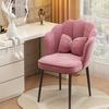 Cadeira de maquiagem para casa simples moderna leve de luxo cadeira de pétalas encosto Internet celebridade Manicure Menina quarto penteadeira banquinho