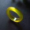 Anillo de ágata natural de Brasil anillo de mano anillo para correr anillo de calcedonia de jade anillo de pareja jade transmisión en vivo suministro de bienestar