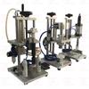 Máquina llenadora de perfume semiautomática pequeña, boquilla neumática pura, máquina de conexión de glándulas, juego de perfume cosmético, máquina
