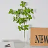 Plantas verdes artificiais, *Plynthus arborii* (também conhecido como figueira-panda), folhas artificiais, adereços de fotografia, decoração de casa nórdica, plantas em vasos, galhos