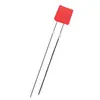 2*5 * 5MM quadrado cor cor de cabelo monocromático em linha LED indicador luz conta de luz perna longa perna curta luz de energia diodo emissor de luz