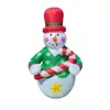 TK Amazon Muñeco de Nieve Inflable Lindo Dibujo Animado Molde de Aire Almacén Decoraciones Navideñas para Exteriores