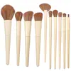 Kit de Pincéis de Maquiagem Zero Degree para Sombra, Base, Corretivo, Kit Completo de Pincéis e Ferramentas de Beleza