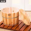 Muzhifeng Madera Maciza Nogal Rojo Recipiente para Arroz Contenedor de Almacenamiento de Arroz para Cocina a Prueba de Insectos a Prueba de Humedad Conservación Fresca Caja de Arroz Tarro de Arroz Contenedor de Harina
