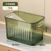 Caja de Almacenamiento de Gran Capacidad Contenedor para Snacks Organizador de Escritorio para el Hogar de Lujo Ligero de Acrílico Caja Transparente Cesta de Almacenamiento para Desorden