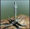 Cuchillo de ancla de cuatro patas, cortador plegable de plantas acuáticas de cuatro patas, cortador de césped tipo ancla de barco, cuchillo de ancla de cuatro patas para plantas acuáticas.