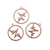 YuenZ Aleación coreana creativa amor electrocardiograma latido del corazón pendientes collar material pulsera colgante hecha a mano