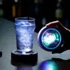 Porta-copos de led para bar base iluminada para coquetel luz de base para copo de vinho porta-copos de fundo luz base iluminada para coquetel luz