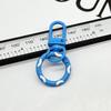 Anillo de resorte de pintura de color más combinación de hebilla de puerta llavero de color caramelo hebilla de perro accesorios de joyería de bricolaje colgante de muñeca