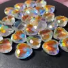 16*16mm al por mayor color mágico AB malla corte cristal cuentas sueltas corazón amor corte moda DIY accesorios para joyería
