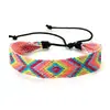 Nova pulseira de corda artesanal estilo étnico transfronteiriço estilo literário Boêmia Nepal ajustável pulseira trançada fábrica de joias