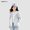 Ropa Infantil Chaqueta de Béisbol para Niñas 2026 Primavera Nueva Elegante Ropa Casual para Niños Moderna Abrigo Deportivo de Primavera y Otoño