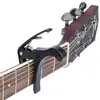 Capotraste de Guitarra de Metal Preto Resistente Liberação Rápida Capotraste Profissional para Guitarra Acústica Elétrica Ukulele Baixo Bandolim