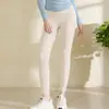 Conjunto de camiseta y pantalón deportivo ajustado de manga larga para mujer, para yoga, running, bádminton, entrenamiento de Pilates, fitness