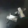 Clip de Pegamento Transparente Doble Uso Certificado de Metal con Pasador Clip de Hierro Tarjeta de Pecho de Plástico Clip de Pecho para Niños Bebé