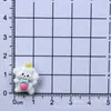 Mini Colección de Animales Pegamento de Resina Crema Accesorios DIY Funda de Teléfono Móvil Zapato con Agujero Pasador de Pelo Parche Lote