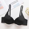 Ropa interior brillante transfronteriza de comercio exterior para mujer, realce para busto pequeño, top fino de soporte con aro de acero, sujetador sexy en stock al por mayor