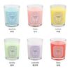 Vela Aromática de Dopamina Vaso de Vidrio Set de Regalo 6 Piezas Caja de Regalo Cera de Soya Aromática Rosa