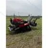 Máquina de gestión pastoral tipo oruga máquina agrícola todo en uno para fertilización, relleno de surcos, siembra de pasto, máquina para crear y rellenar surcos