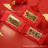 Año del Caballo Nochevieja Oro Puro 999 Billete de Oro 10Mg Regalo de Cumpleaños Feliz Regalo para Recién Casados San Valentín Recuerdo Sobre Rojo Regalo