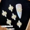 Lz Joyería de Arte para Uñas Rombo Super Brillante de Circonita de Gama Alta Lujo Accesible Cobre con Incrustaciones de Circonita Diamante Completo Accesorios para Uñas Portátiles Fabricante