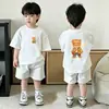 Camiseta Corta de Manga Corta de Moda para Niños Ropa Ligera de Verano 2026 Nueva Ropa para Niños Top Verano Niños Bebé Camiseta de Manga Media 100% Algodón Puro
