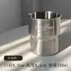 Venta directa de fábrica, taza portátil engrosada de acero inoxidable 304 con tapa y popote, taza de café estilo americano con manga de madera antiescaldante