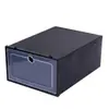 Caja de Zapatos Transparente a Prueba de Polvo Almacenamiento Venta al por Mayor Plástico Caja de Almacenamiento para Artículos Domésticos Tipo Cajón Caja de Exhibición Colección de Tenis