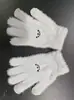 Guantes de imitación de visón para adultos, engrosados, con cara sonriente linda, guantes para pantalla táctil, para estudiantes universitarios, ciclismo, guantes de dedo a prueba de viento, al por mayor
