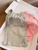 Conjunto de Camisola con Almohadillas en el Pecho, Ropa de Dormir de Verano Suelta para Mujer, Top de Imitación de Algodón + Pantalones, Algodón Nube con Cuello de Solapa