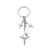 Chaveiro Estrela Lua de Cristal Pronto do Fabricante Chaveiro de Férias para Carro Pingente de Metal para Mochila