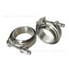 Tubo de Escape de Carro de Aço Inoxidável de 1,5 polegadas Braçadeira em V 304 Flange Fivela de Braçadeira Estilo Americano Aço Inoxidável 304