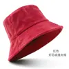 Sombrero de pescador de pana en stock con logotipo bordado personalizado, nuevo sombrero de pescador tipo cubo de comercio exterior para otoño e invierno, sombrero para el sol unisex