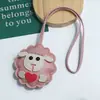 Huayang en stock cuero oveja pequeña bolsa llavero accesorio decoración mochila coche Festival de Medio Otoño colgante pequeño