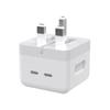 Aplicável à cabeça de carregamento PD do telefone móvel Apple 35W com carregador de porta dupla C com cabeça de carregamento rápido Regulamentos europeus Regulamentos dos EUA Regulamentos do Reino Unido por atacado