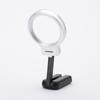 Lupa plegable de 75 mm, lente óptica acrílica de 3 aumentos, anillo de luz COB, lupa portátil de mano