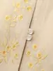 Nuevo conjunto de dos piezas estilo chino para el Día de la Madre de verano, con chaqueta abotonada, top abotonado para mujeres de mediana edad y mayores